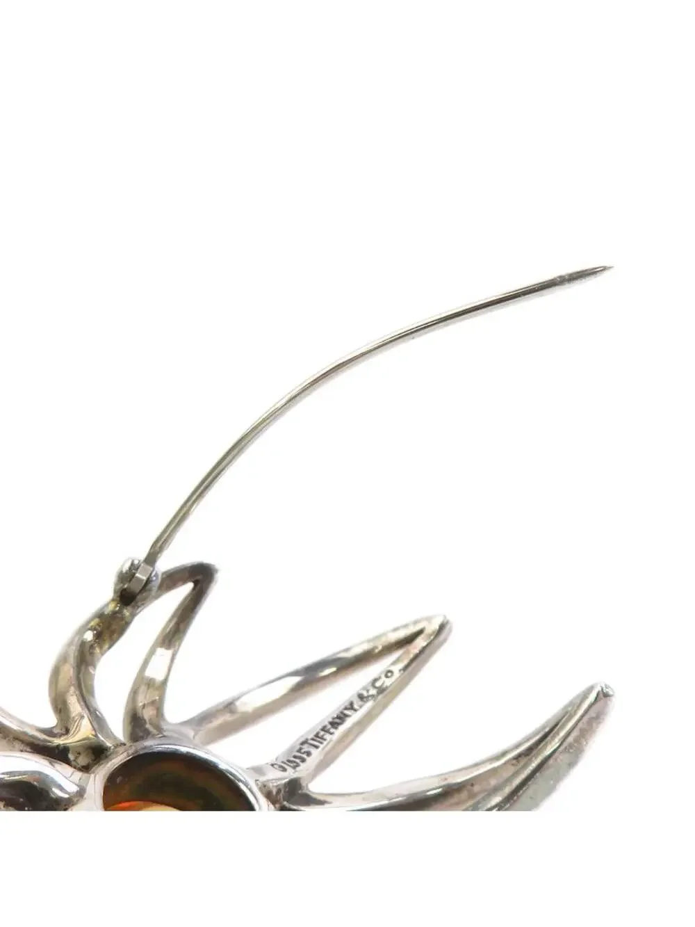 Auth Tiffany&Co. Brooch Silver/Orange #329700T28B